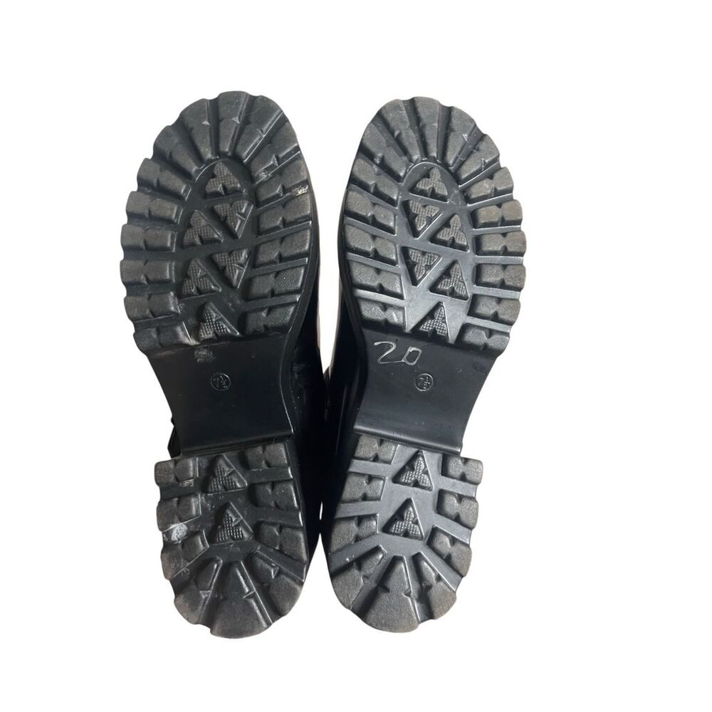 Anthropologie Seychelles chunky black Mary Jane heeled shoe 7.5 - Picture 4 of 5